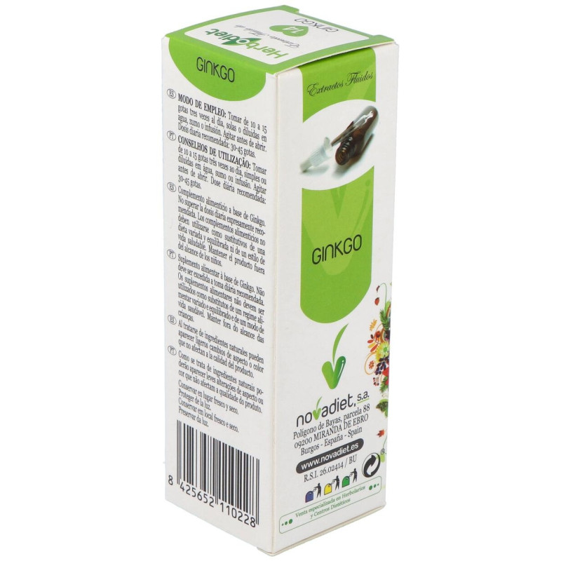Novadiet Herbodiet Extracto Fluido De Ginkgo 50Ml