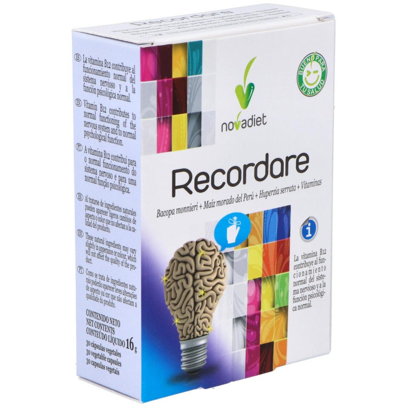 Recordare 30 Cápsulas - Novadiet