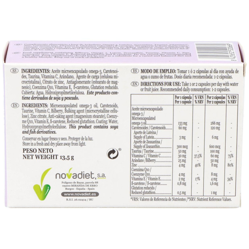 Vistaina 30 Vcaps - Novadiet