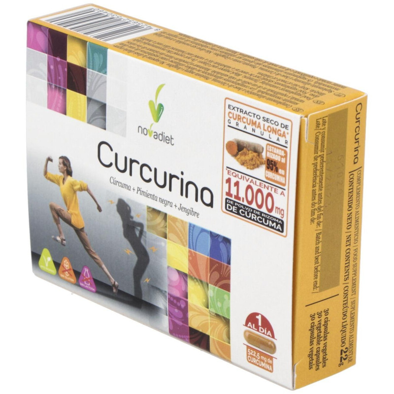 Curcurina para la Inflamación en Cápsulas - Novadiet