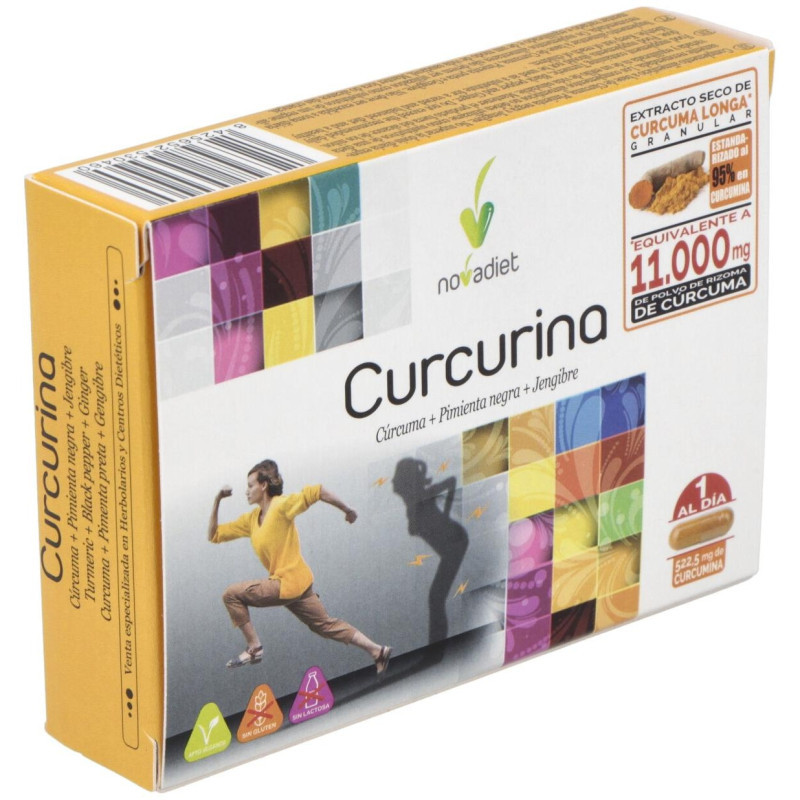 Curcurina para la Inflamación en Cápsulas - Novadiet