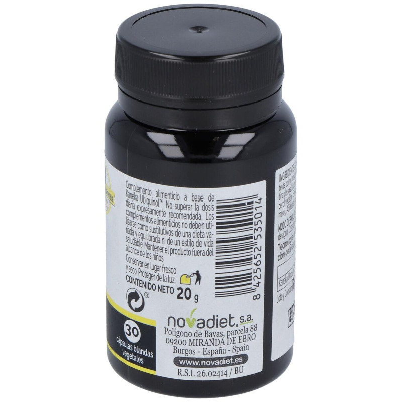 Novadiet Ubiquinol 100 Mg 30 Cápsulas Vegetales