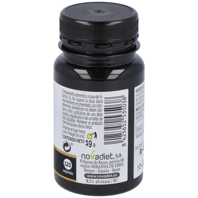 Novadiet Vitamina D3 1000 Ui 120 Comprimidos