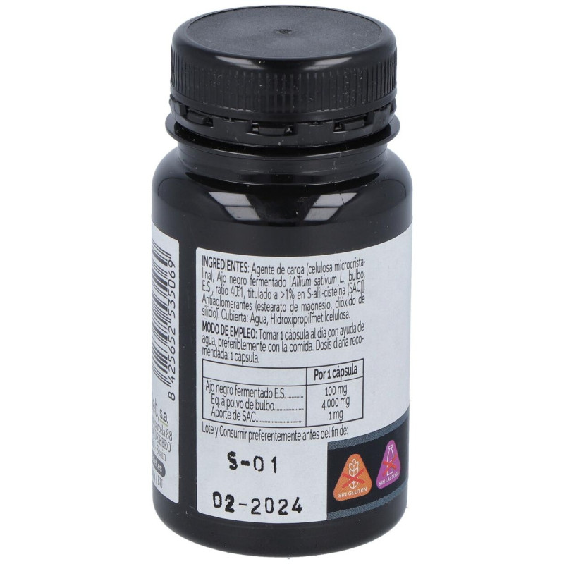 Ajo Negro Fermentado 30 Cápsulas Vegetales - Novadiet