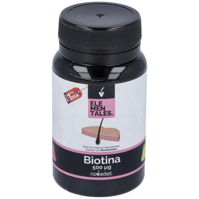 Biotina 500 mcg 120 Comprimidos - Novadiet