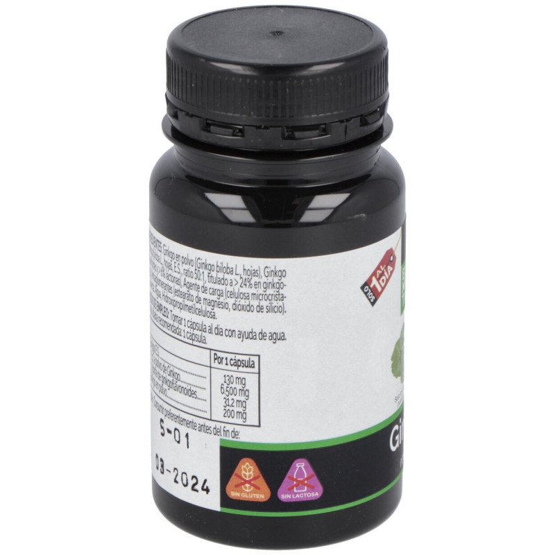 Ginkgo 30 Cápsulas Vegetales - Novadiet