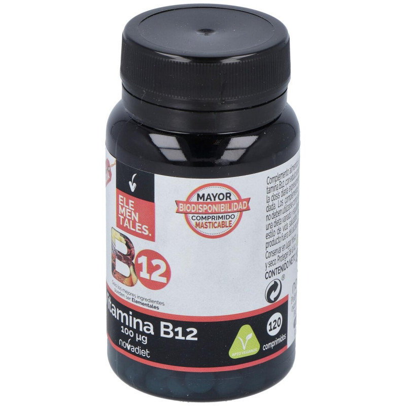 Vitamina B12 100 mcg 120 Comprimidos - Novadiet