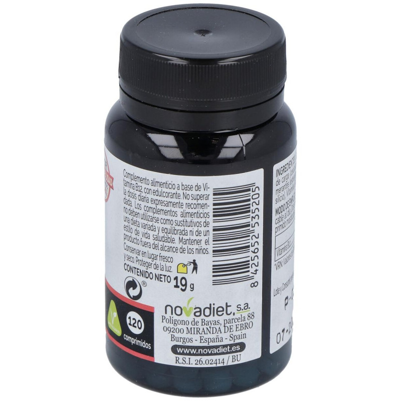 Vitamina B12 100 mcg 120 Comprimidos - Novadiet
