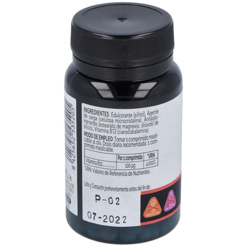 Vitamina B12 100 mcg 120 Comprimidos - Novadiet