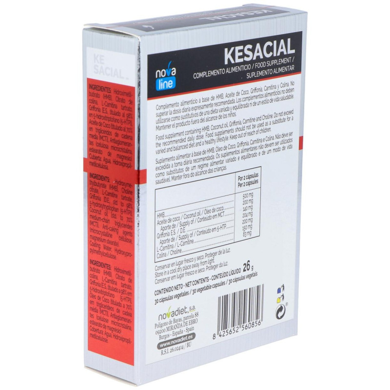 Kesacial - 30 Cápsulas - Novadiet