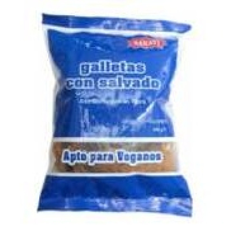 Galletas Dieteticas con Salvado 300gr. S/a Vegan - Sanavi
