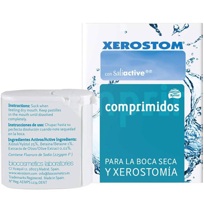 Xerostom Boca Seca (30 Comprimidos para Chupar) - Biocosmetics Laboratories