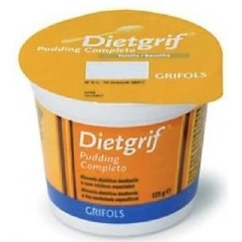 Pudding Completo Sabor Vainilla 125g 24uds - Dietgrif