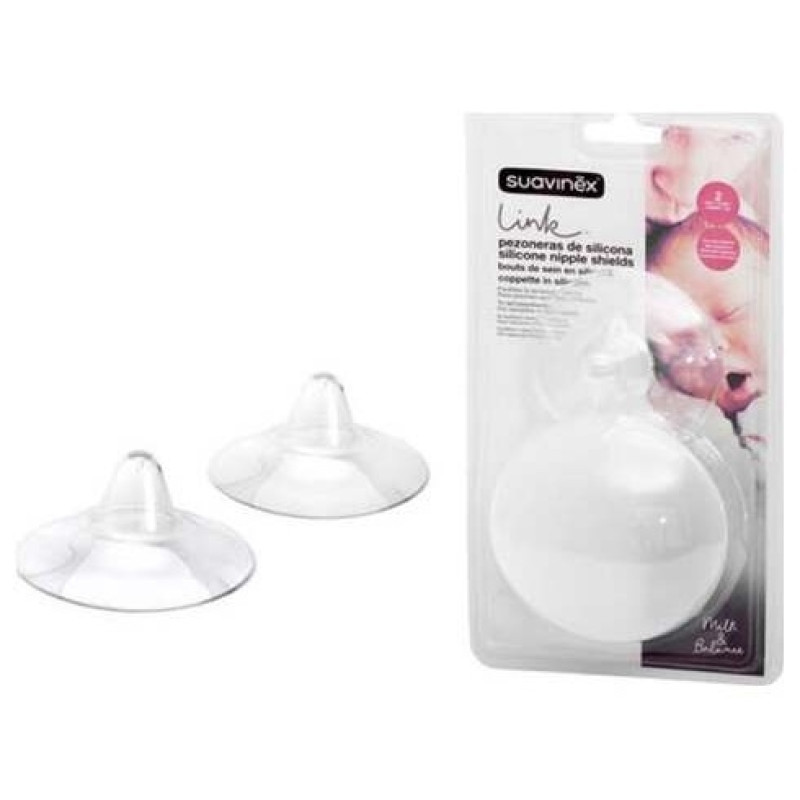 Suavinex Pezonera Silicona Talla S 2 Unidades - Pezoneras