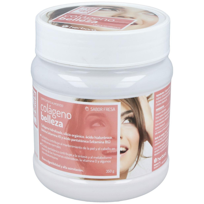 Herbora Colageno Belleza Sabor Fresa 350G