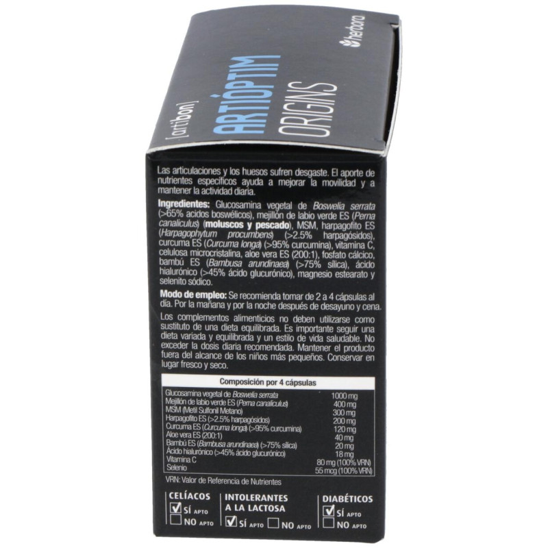 Artisix Artioptim Origins 60vcaps - Herbora