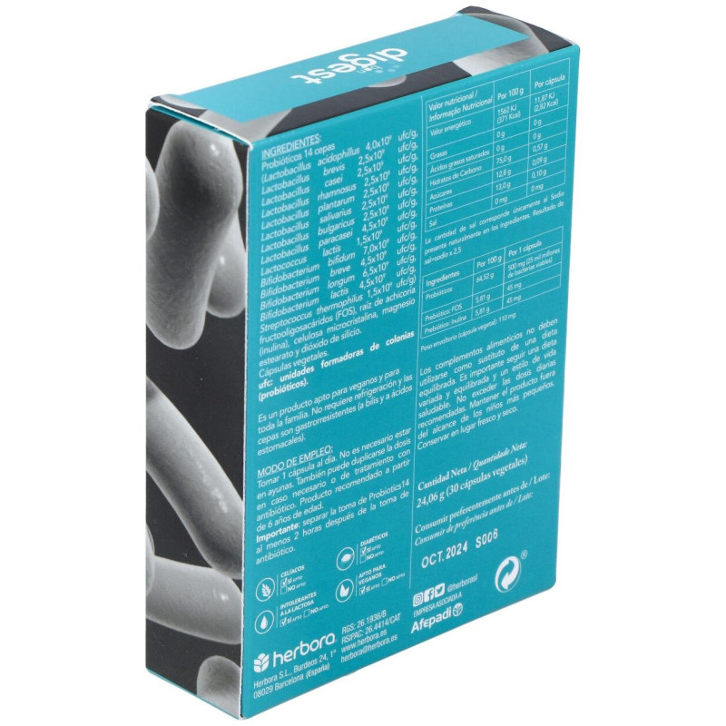 Bon Digest Probiotics14 30caps - Herbora