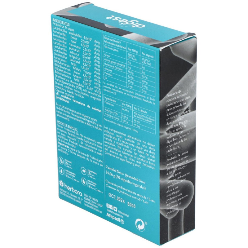 Bon Digest Probiotics14 30caps - Herbora
