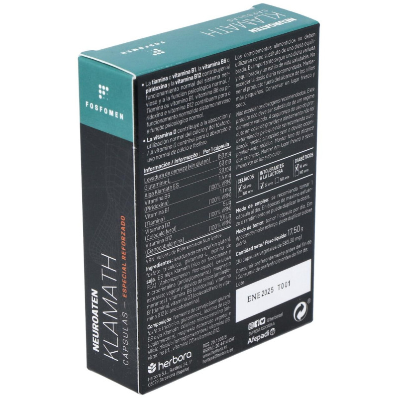 Fosfomen Neuroaten Klamath 30cap - Herbora
