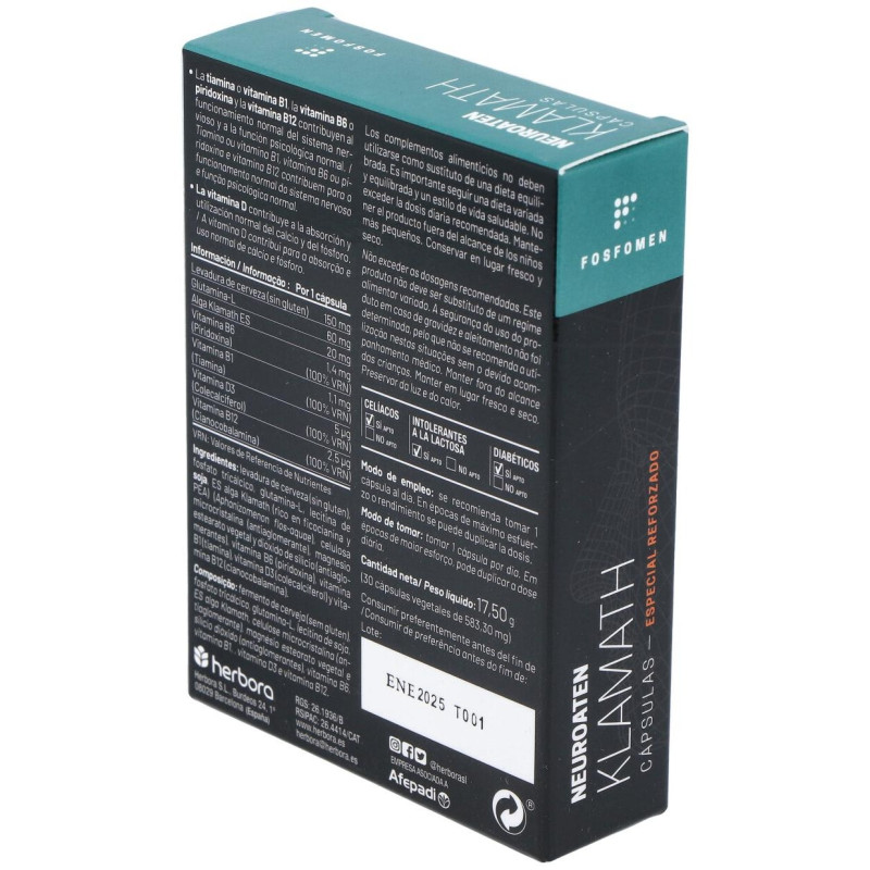 Fosfomen Neuroaten Klamath 30cap - Herbora