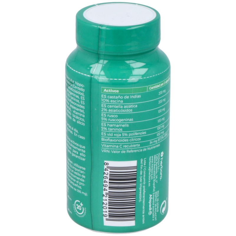 Opticir Castaño - Centella - Ruscus - Vid - Hamameli 60cap - Herbora