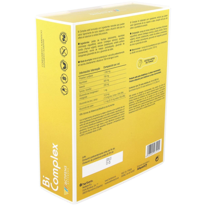 Actifens Bi Complex 20Amp.
