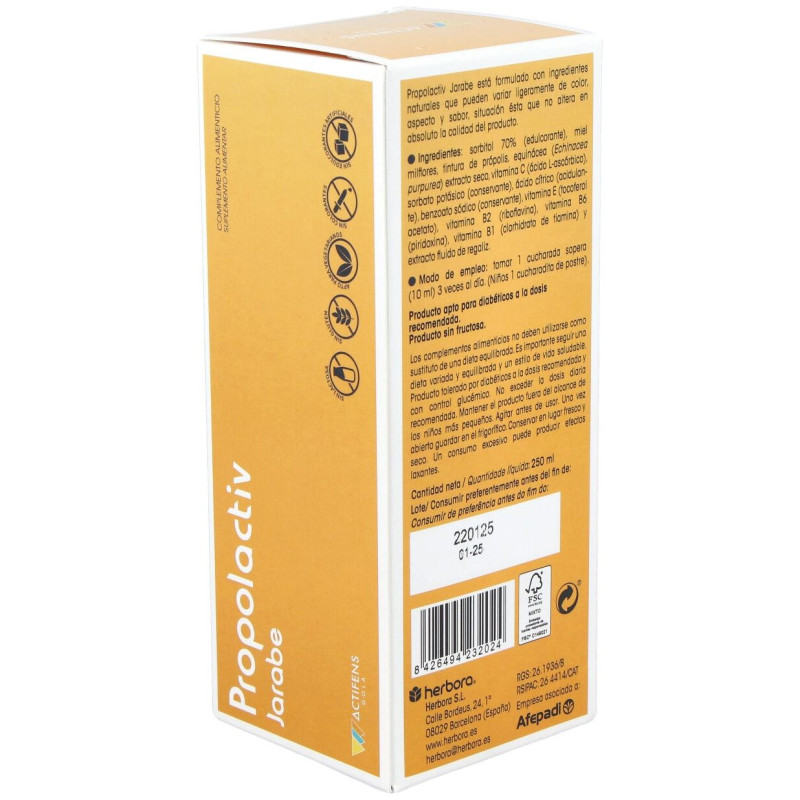 Actifens Propolactiv 250ml - Herbora
