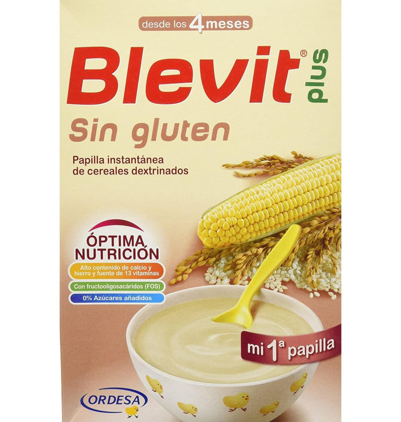 Blevit Plus Sin Gluten (1 Envase 300 G)
