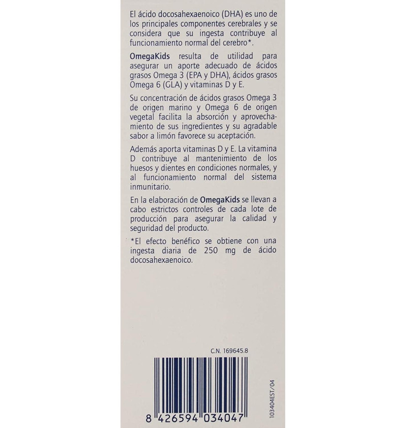 Omega Kids (1 Envase 100 ml) - Laboratorios Ordesa S.l