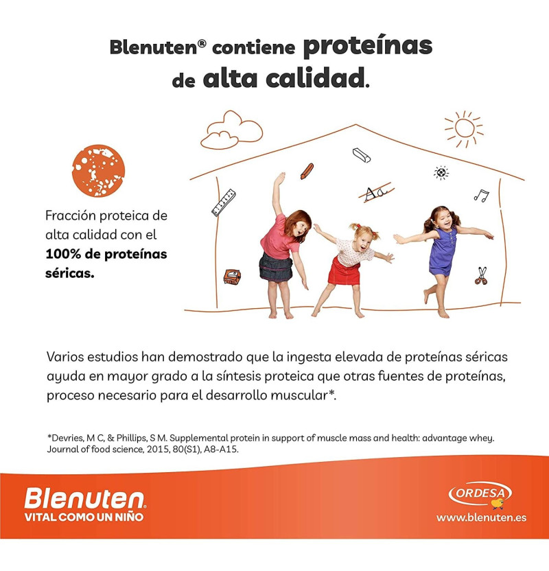 Blenuten (1 Envase 800 g Sabor Cola Cao) - Laboratorios Ordesa S.l