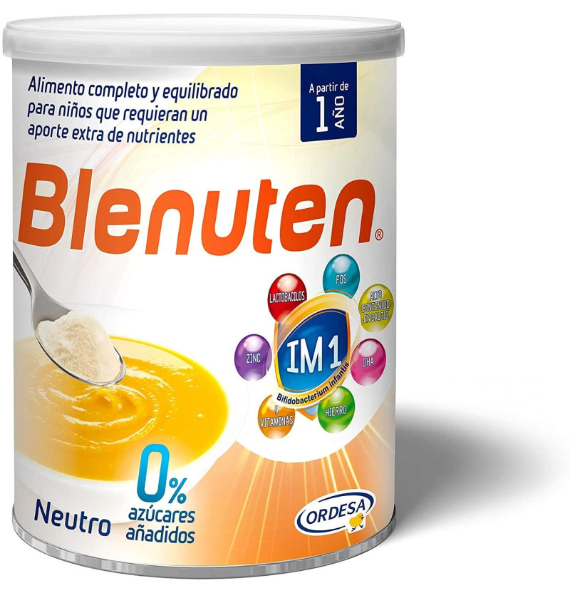 Blenuten (1 Envase 400 g Sabor Neutro) - Laboratorios Ordesa S.l