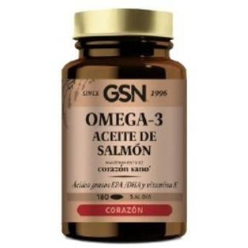 Salmon+omega 3+vit.e 180perlas 500 mg - Gsn