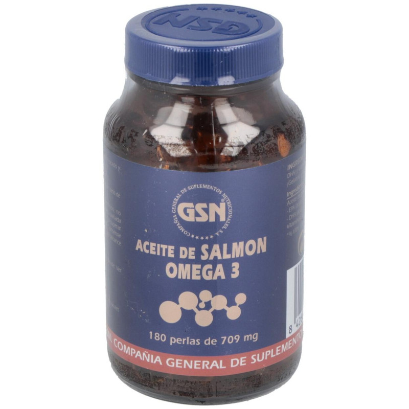 Salmon+omega 3+vit.e 180perlas 500 mg - Gsn