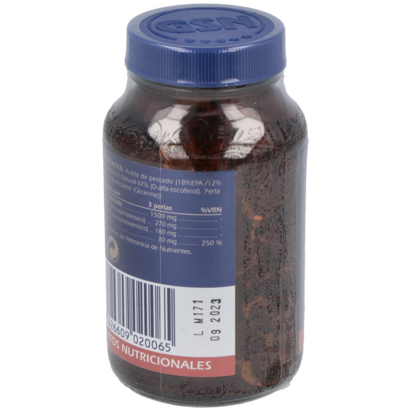 Salmon+omega 3+vit.e 180perlas 500 mg - Gsn