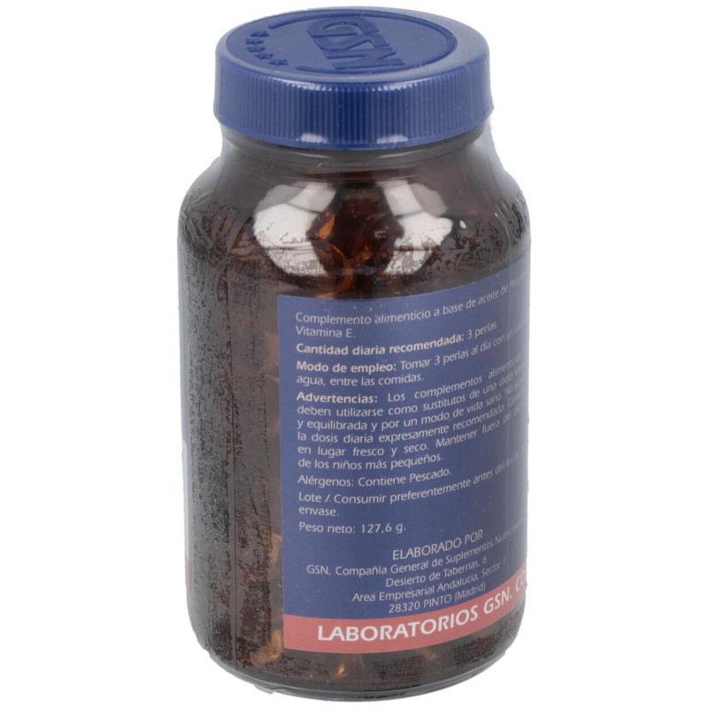 Salmon+omega 3+vit.e 180perlas 500 mg - Gsn