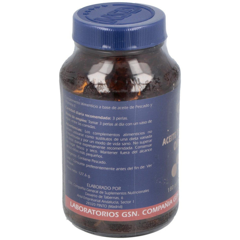 Salmon+omega 3+vit.e 180perlas 500 mg - Gsn