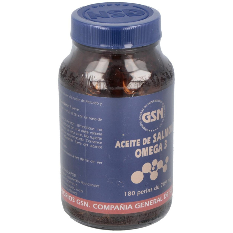 Salmon+omega 3+vit.e 180perlas 500 mg - Gsn