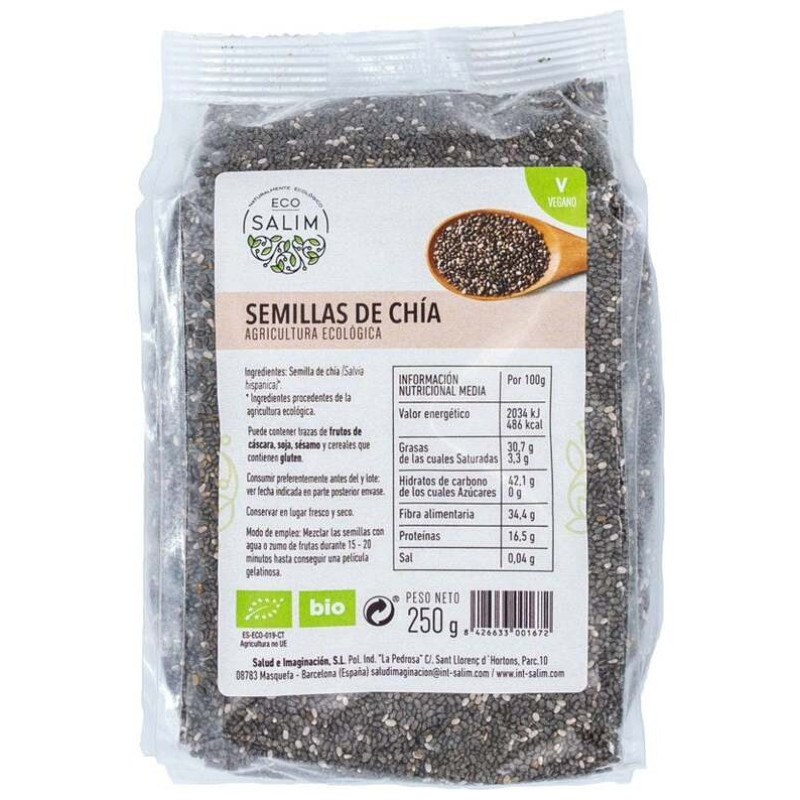 Semilla de Chia 1kg. Bio Vegan - Eco Salim
