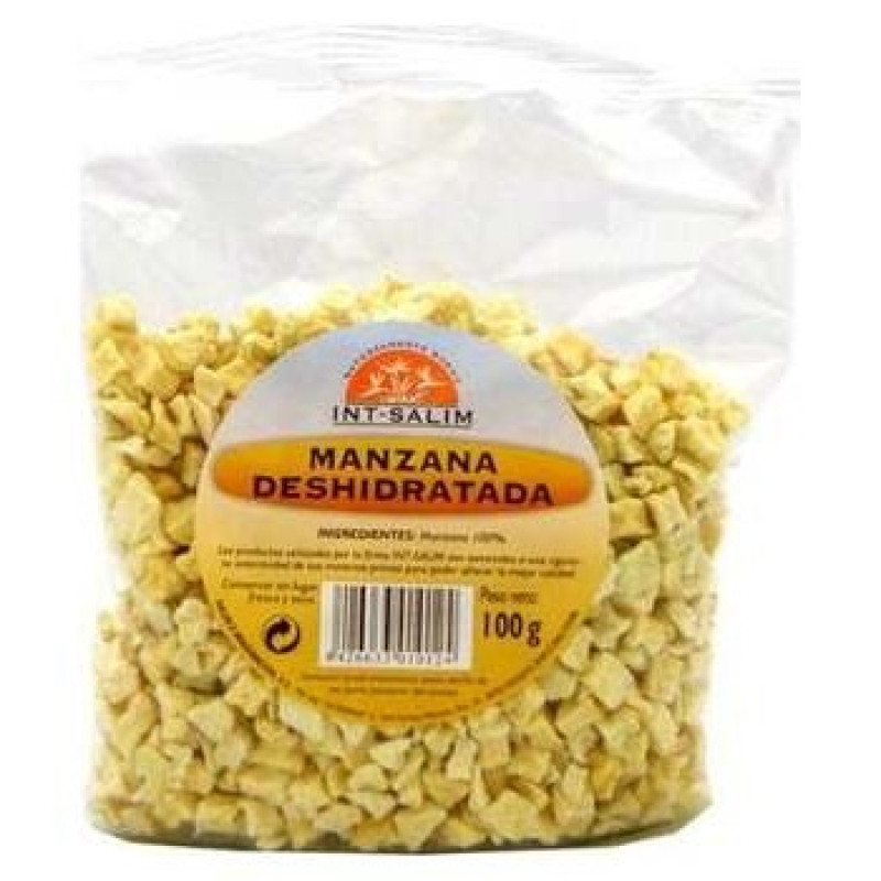 Int-Salim Manzana Deshidratada Trocitos 100 G