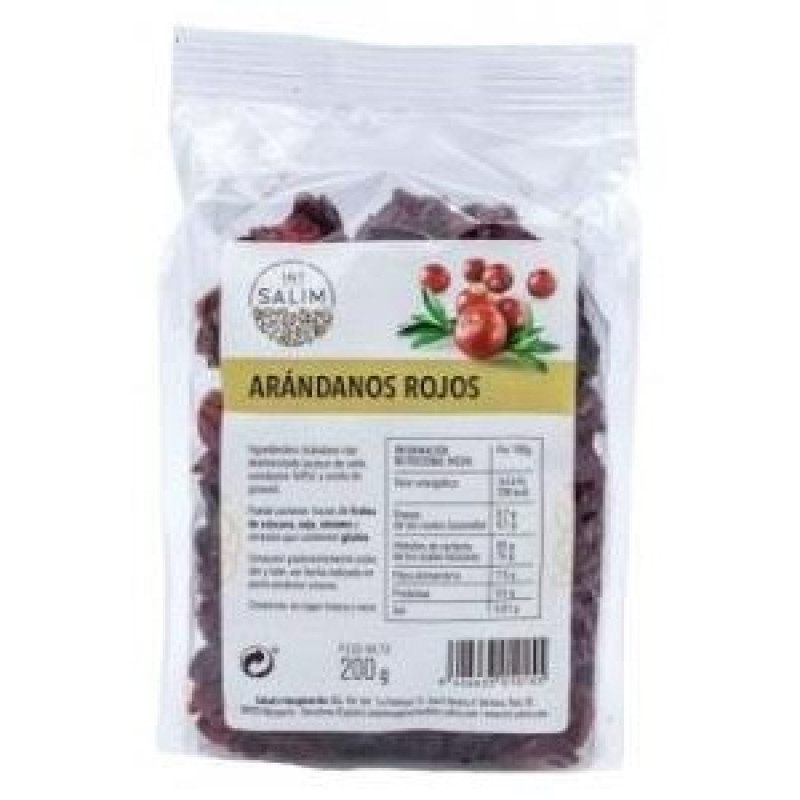 Int - Salim Arandano Rojo Desecado Mitades 200g - Int Salim
