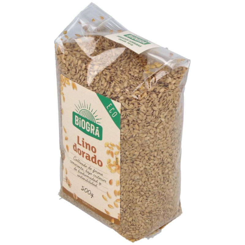Bioga Linaza Semilla Dorada Bio 500 g - Biogra