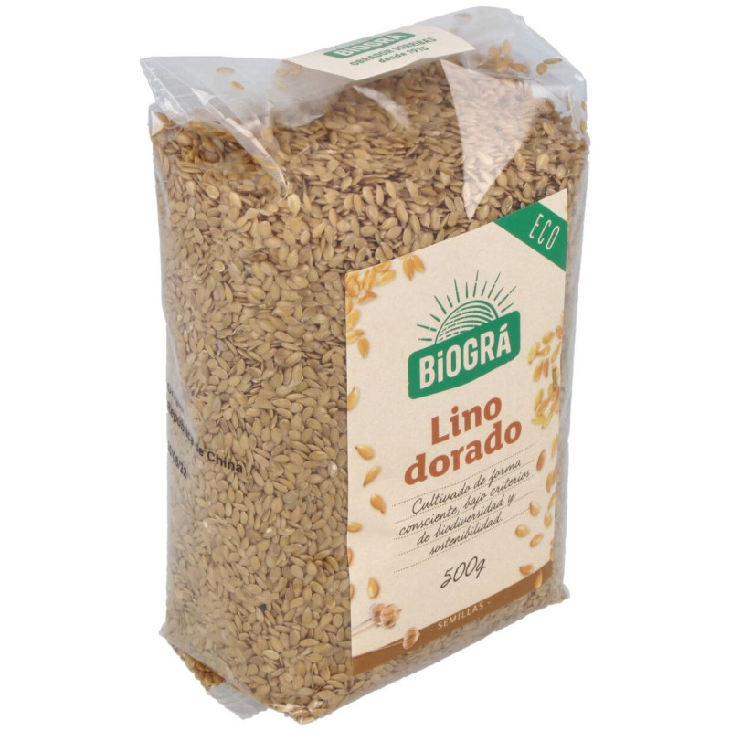 Bioga Linaza Semilla Dorada Bio 500 g - Biogra