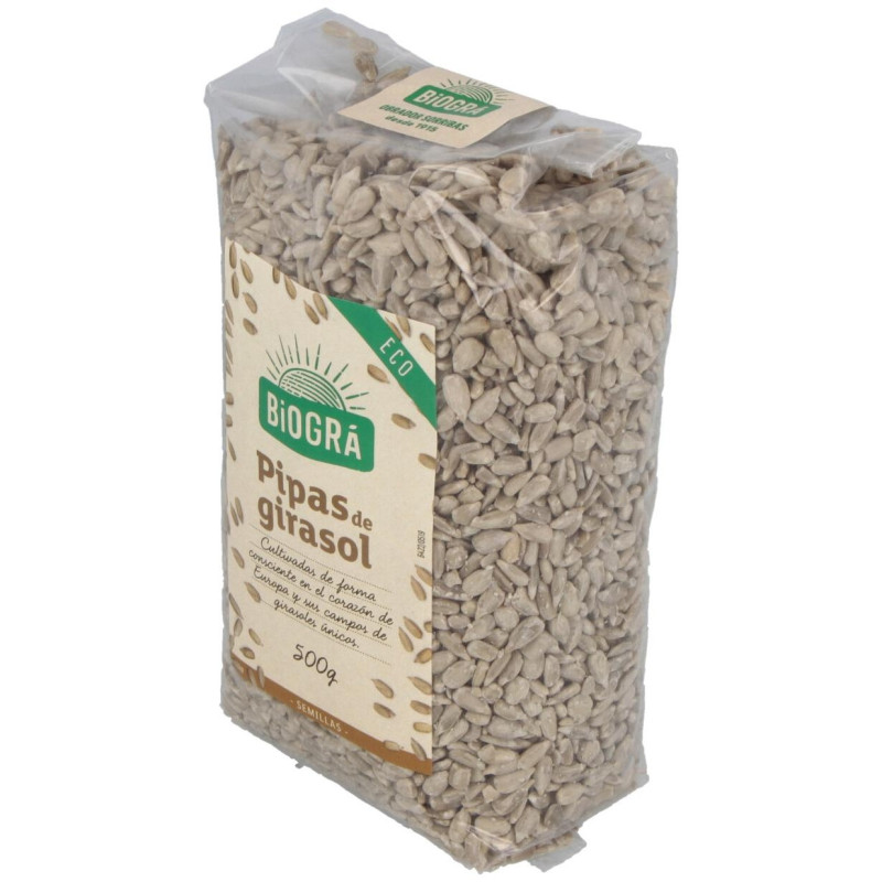 Pipas de Girasol Peladas 500gr. Bio - Biogra