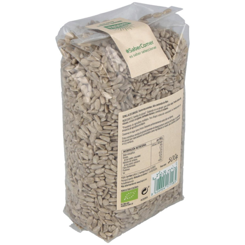 Pipas de Girasol Peladas 500gr. Bio - Biogra