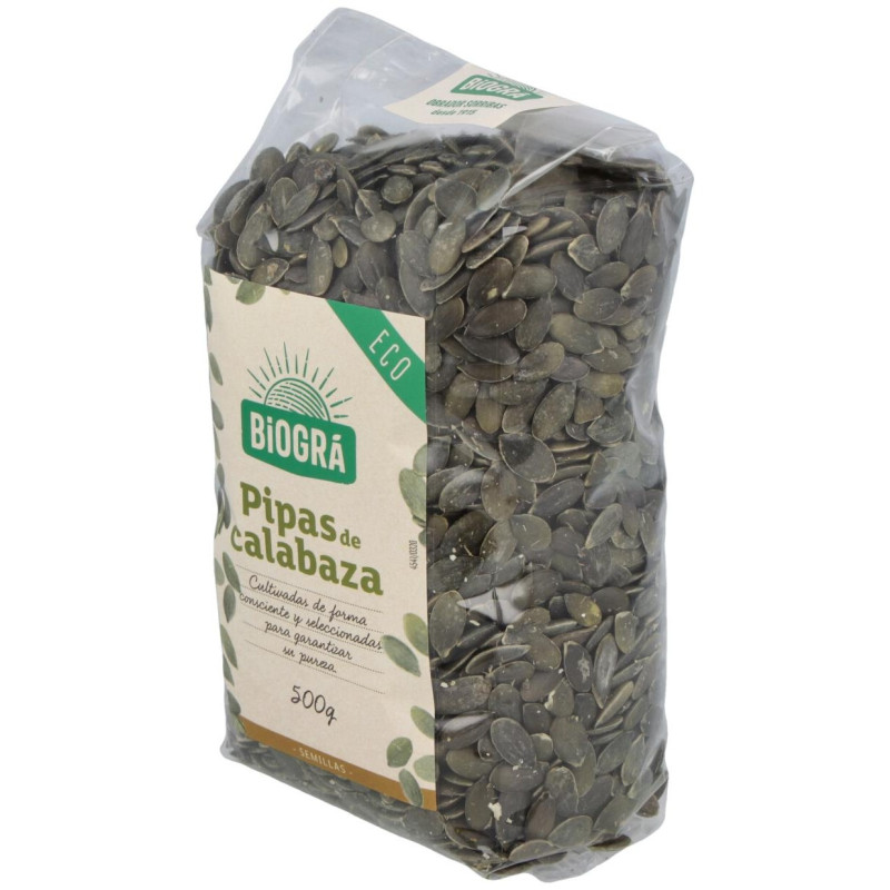 Calabaza Semillas Pipas Bio 500g - Biogra