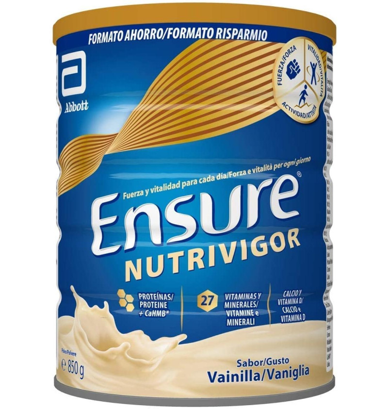 Ensure Nutrivigor, 850 g, Sabor Vainilla - Abbott