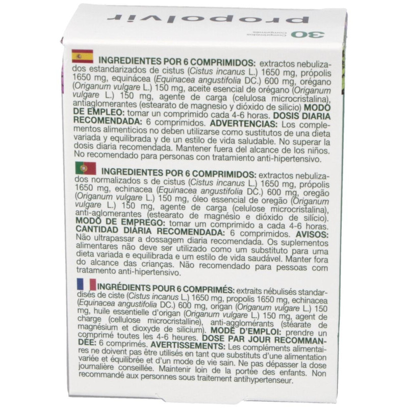 Propolvir 30 Comprimidos - Bioserum
