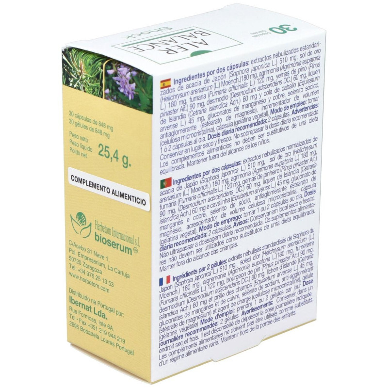 Bioserum Alerbalance Shock 30 Cáps.