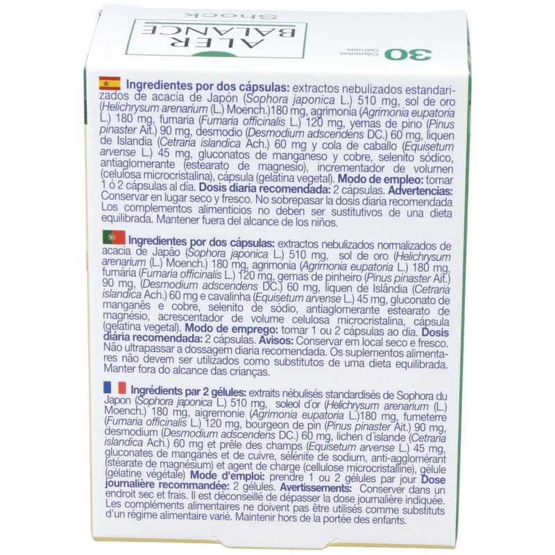 Bioserum Alerbalance Shock 30 Cáps.