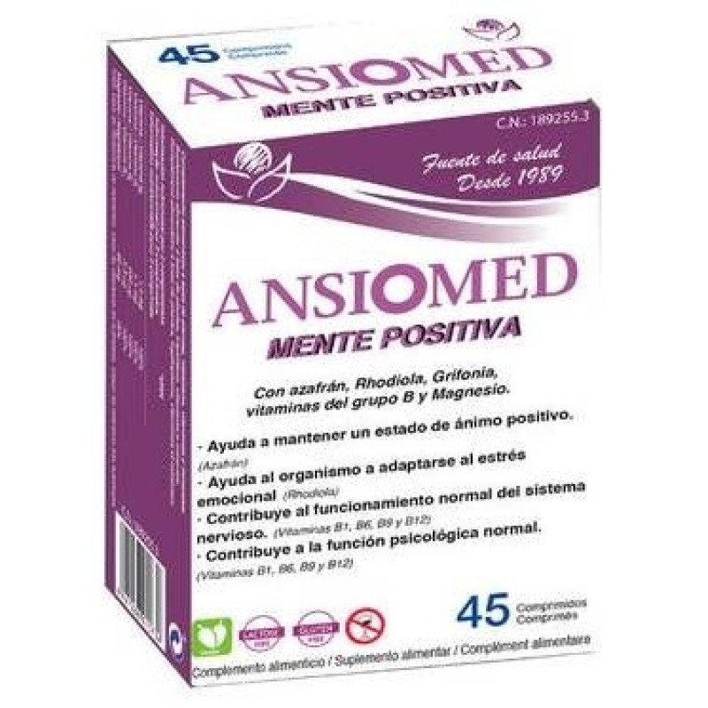 Mente Positiva 45 Comprimidos - Ansiomed